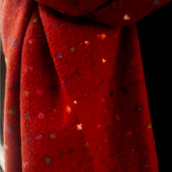 Maeve Multi Colored Scarf in Rust - Picture 5 of 6